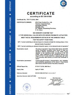 TUV IT 22 SIL 0041